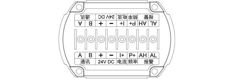 渦輪流量計(jì)接線(xiàn)端子圖